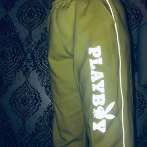 reflective playboyxmissguided sweatpants